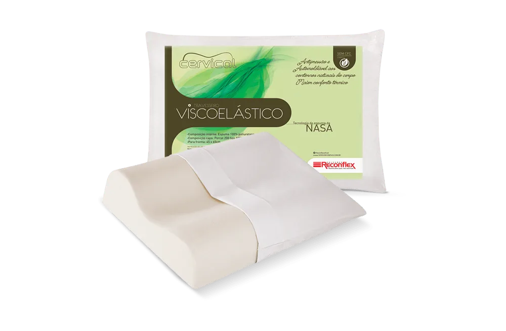Travesseiro Reconflex Visco Cervical Firme 45x65, foto 1