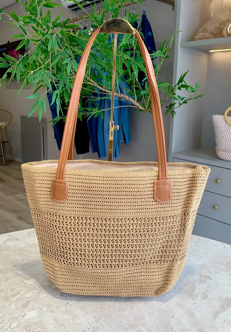 BOLSA PRAIANA PALHA