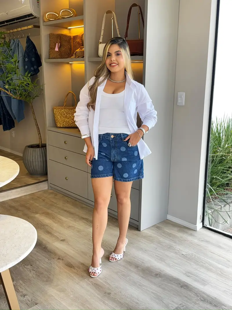 SHORT JEANS - PÓA